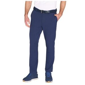 Greg Norman Men’s Performance Stretch Waistband , Textured pants Blue